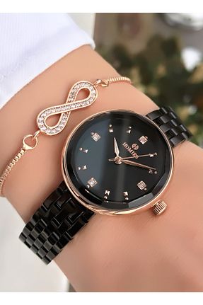 ساعت مچی مشکی زنانه 36-40 میلی متر Homies - کد 835564811
