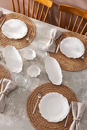 سرویس قهوه خوری سفید 6 نفره Emsan - کد 894558687
