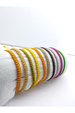 دستبند جواهر رنگی زنانه Handmade - کد 894555001
