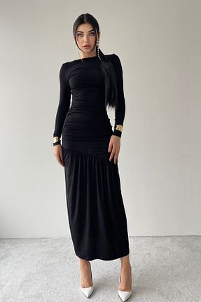 لباس مشکی زنانه بافتنی barış sülün lovebox - کد 894565384