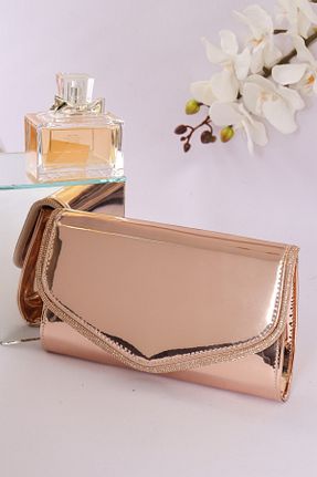 کیف مجلسی متالیک زنانه چرم مصنوعی weem bag - کد 894595304