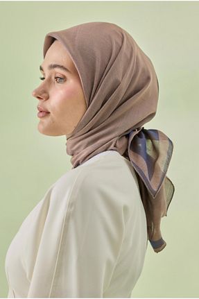 شال سرمه ای زنانه پنبه پلی استر Cardion - کد 854496457