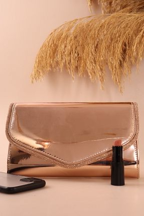 کیف مجلسی متالیک زنانه چرم مصنوعی weem bag - کد 894595304