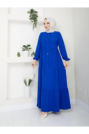 لباس حجاب آبی زنانه رگولار Rema - کد 894589598