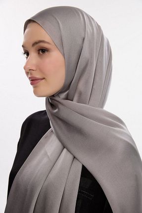 شال طوسی زنانه پنبه پلی استر cs camellia scarf - کد 894595164