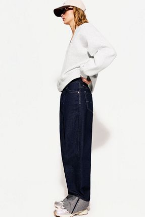 سوئیشرت طوسی زنانه Comfort Bershka - کد 894590757