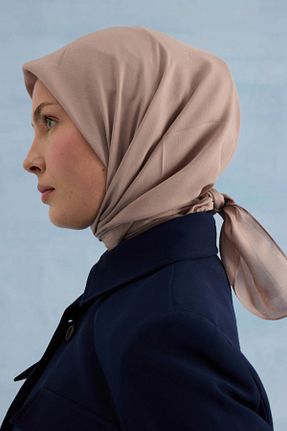 شال قهوه ای زنانه پنبه پلی استر Cardion - کد 854496475