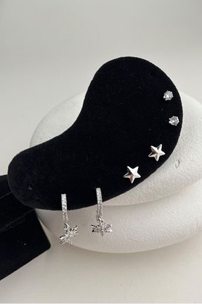 گوشواره جواهر زیرکن Modex - کد 251143144