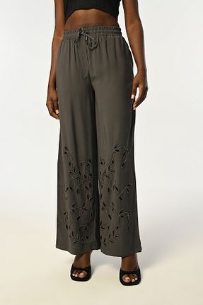 شلوار طوسی زنانه مخلوط ویسکون Orfeo Negro - کد 894606619
