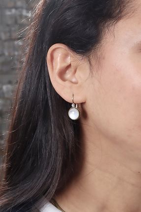 گوشواره جواهر متالیک منجق Süspüs Accessories - کد 894659629