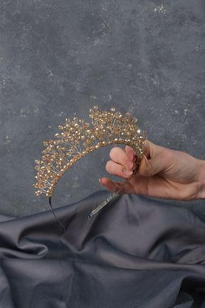 تاج رنگی زنانه مروارید Hayalperest boncuk - کد 276984153