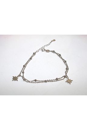 دستبند استیل (فولاد) سفید زنانه استیل ضد زنگ JEWELRY - کد 894698497