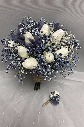 عقد و عروسی و حنابندان آبی Hayalperest boncuk - کد 186410124