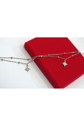 دستبند استیل (فولاد) سفید زنانه استیل ضد زنگ JEWELRY - کد 894698497