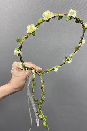 تاج سبز زنانه فلزی Hayalperest boncuk - کد 636059282