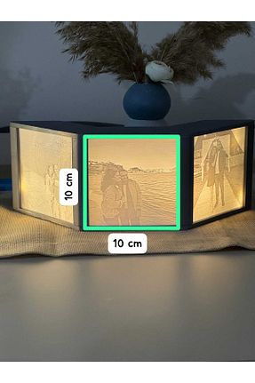 چراغ مطالعه / رومیزی طوسی پلاستیک 3B tasarım - کد 894705647