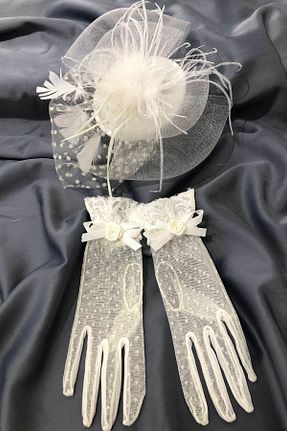 عقد و عروسی و حنابندان سفید Hayalperest boncuk - کد 39037660