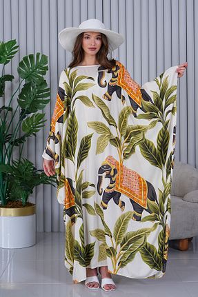 لباس سایز بزرگ سبز زنانه ویسکون Eceyaman moda - کد 894709275
