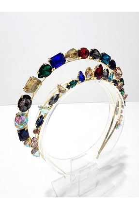 تاج رنگی زنانه سنگ کریستال ARBABAG&ACCESSORY - کد 797419230