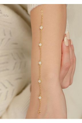 دستبند طلا سبز مردانه 14 عیار kuyumcu nurettin - کد 878971252