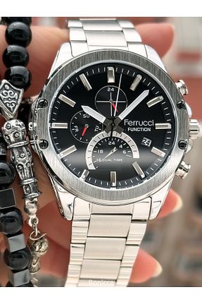 ساعت مچی طوسی مردانه 41-46 میلی متر Ferrucci - کد 894720625