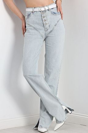 شلوار جین آبی زنانه پنبه ای GIRONDA - کد 894992493
