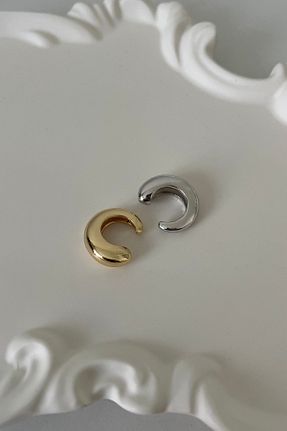 گوشواره غضروفی جواهر متالیک مردانه برنجی Lavian Accessories - کد 894724329