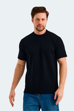 تیشرت اسپرت مشکی مردانه رگولار Slazenger - کد 894745557