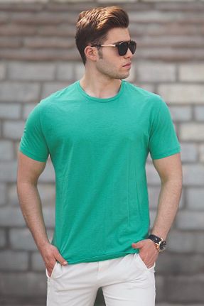 تیشرت سبز مردانه رگولار Madmext - کد 103327260