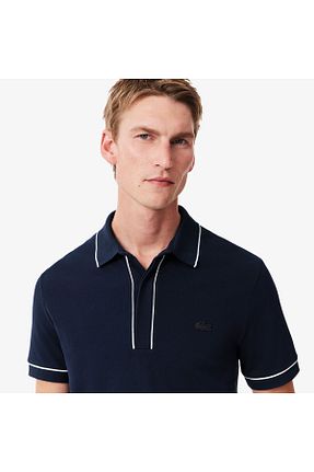 پولوشرت سرمه ای مردانه پارچه Lacoste - کد 820293507
