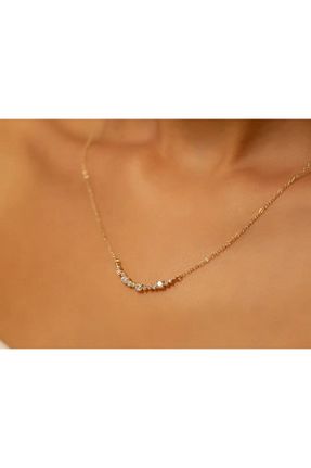 گردنبند طلا طلائی زنانه 14 عیار Safir Kuyumculuk - کد 69094477