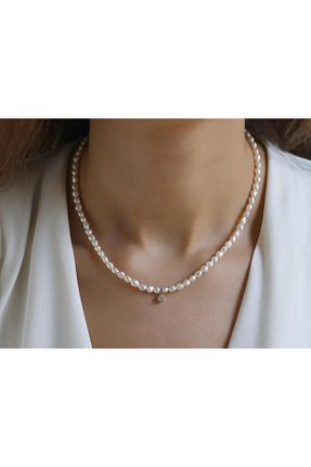 گردنبند الماس زرد 0,51 - 0,75 Safir Kuyumculuk - کد 664369657
