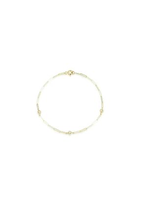 دستبند طلا زرد زنانه 14 عیار Ema Jewellery - کد 817567204