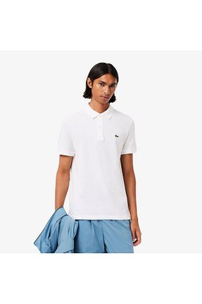 پولوشرت سفید مردانه پنبه ای Lacoste - کد 3069250