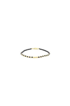 دستبند طلا رنگی مردانه 14 عیار Safir Kuyumculuk - کد 378417164