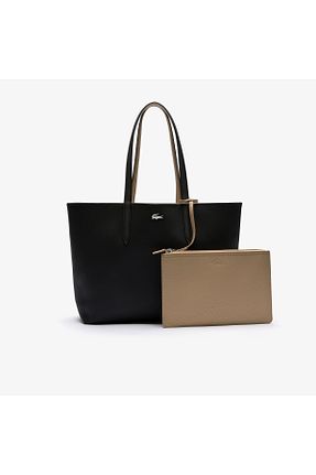کیف دستی مشکی زنانه سایز متوسط Lacoste - کد 3010690