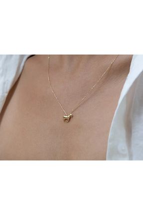 گردنبند طلا طلائی زنانه 14 عیار Safir Kuyumculuk - کد 101205881