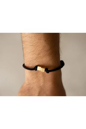 دستبند طلا نارنجی مردانه 14 عیار Safir Kuyumculuk - کد 47114458