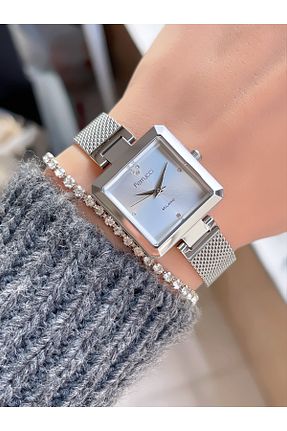ساعت مچی طوسی زنانه استل (فولاد) Ferrucci - کد 894861126