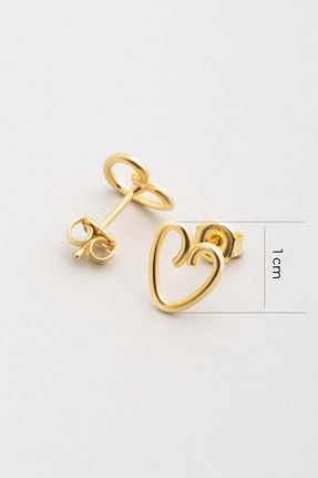 گوشواره نقره زرد زنانه 925 عیار So Chic - کد 894839915