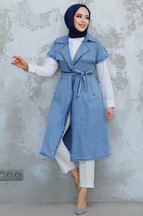 جلیقه حجاب بژ رگولار Neva Style - کد 894817378
