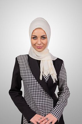 شال بژ زنانه پنبه ای Şalcenneti.com - کد 894891558