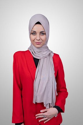 شال بژ زنانه ویسکون Şalcenneti.com - کد 894894480
