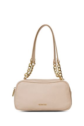 کیف دوشی بژ زنانه چرم مصنوعی U.S. Polo Assn. - کد 894904410