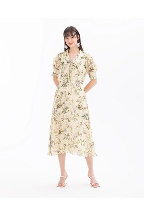 لباس زرد زنانه بافتنی SEÇİL - کد 894893861