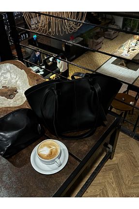 کیف دوشی مشکی زنانه چرم مصنوعی LOVELYSTORE - کد 894876457