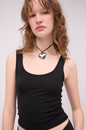 بلوز مشکی زنانه ساده Addax - کد 894884413
