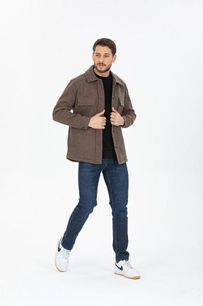 کاپشن قهوه ای مردانه رگولار Genel Markalar - کد 894896913