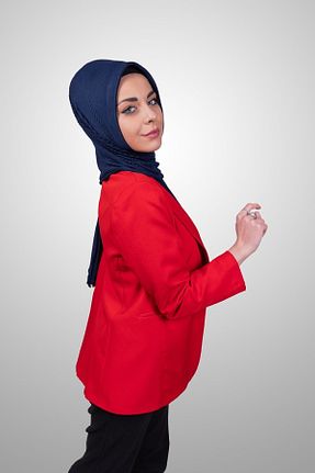 شال سرمه ای زنانه پنبه ای Şalcenneti.com - کد 894862077