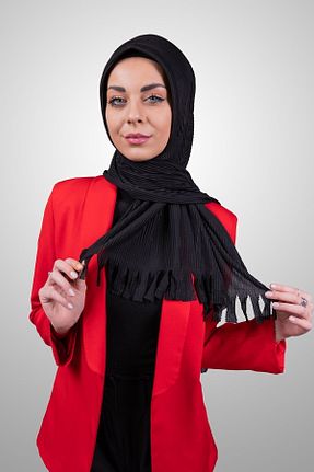 شال مشکی زنانه پنبه ای Şalcenneti.com - کد 894856675